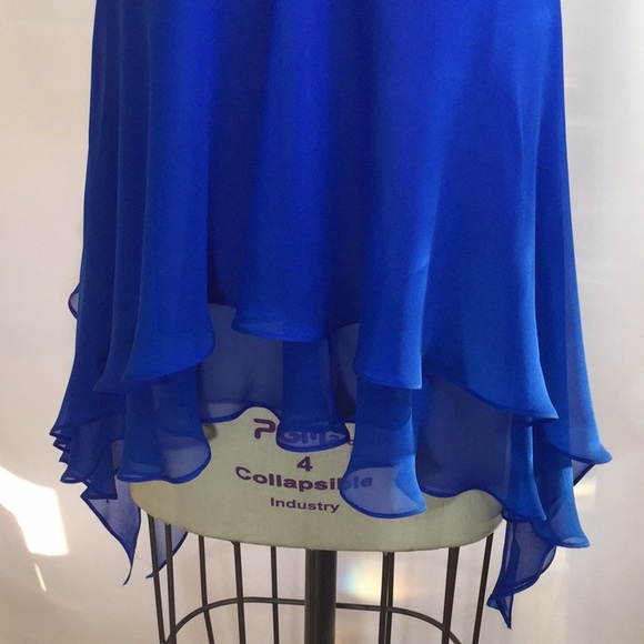 Silk chiffon float tank top/ flower detail - Picture 6 of 8